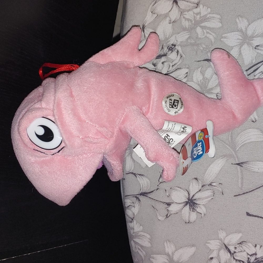 Cat in the hat fish plushie